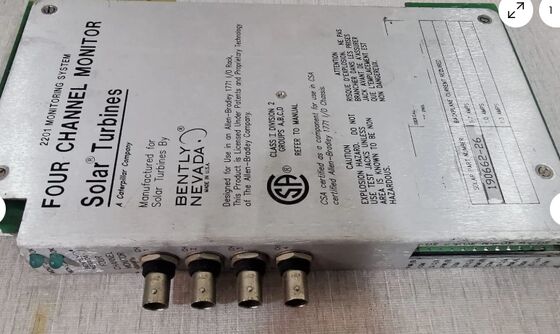 Bently Nevada 132417-01 Four Channel 2201 Monitoring System for Industrial Machinery with Dust and Moisture Resistance