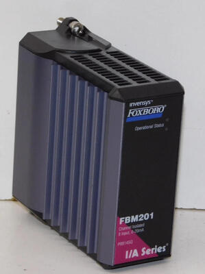 Foxboro FBM201 8-Channel Isolated Analog Input Module for 4-20mA Signals with Compact Design